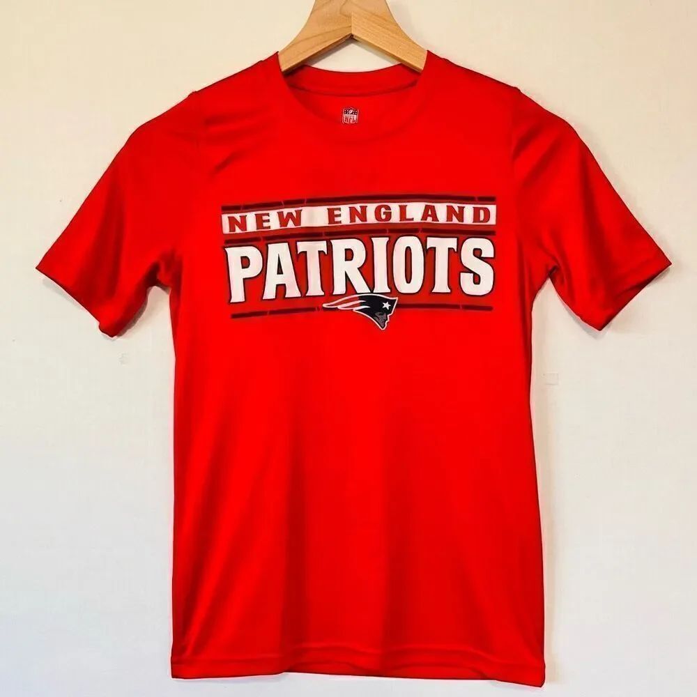 NFL New England Patriots Tee   Boys Size M 10/12   EUC